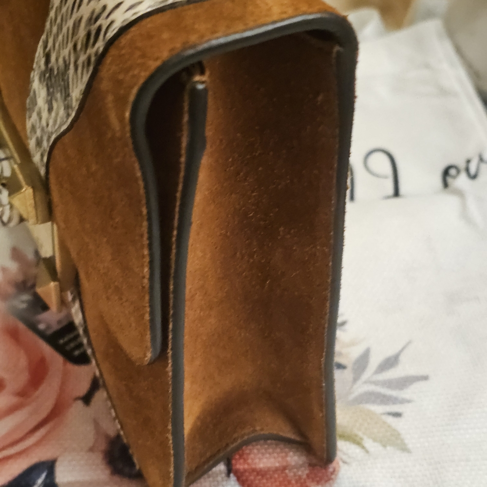 Gucci Brown Suede Shoulder Bag - Picture 5 of 16